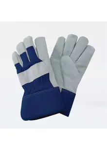 Fleece Lined Rigger Gardening Gloves Medium Navy