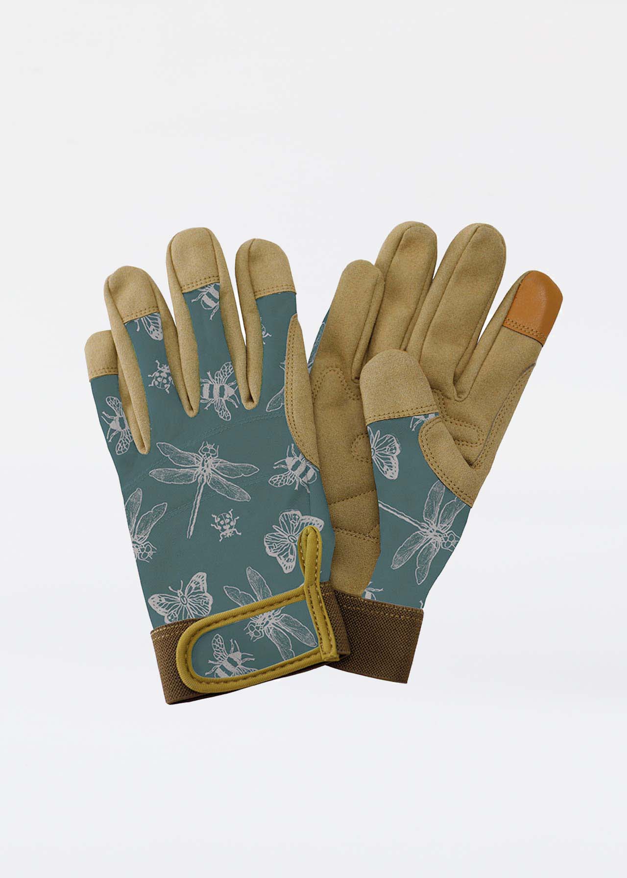 Kent & Stowe Premium Comfort Gardening Gloves Small Teal