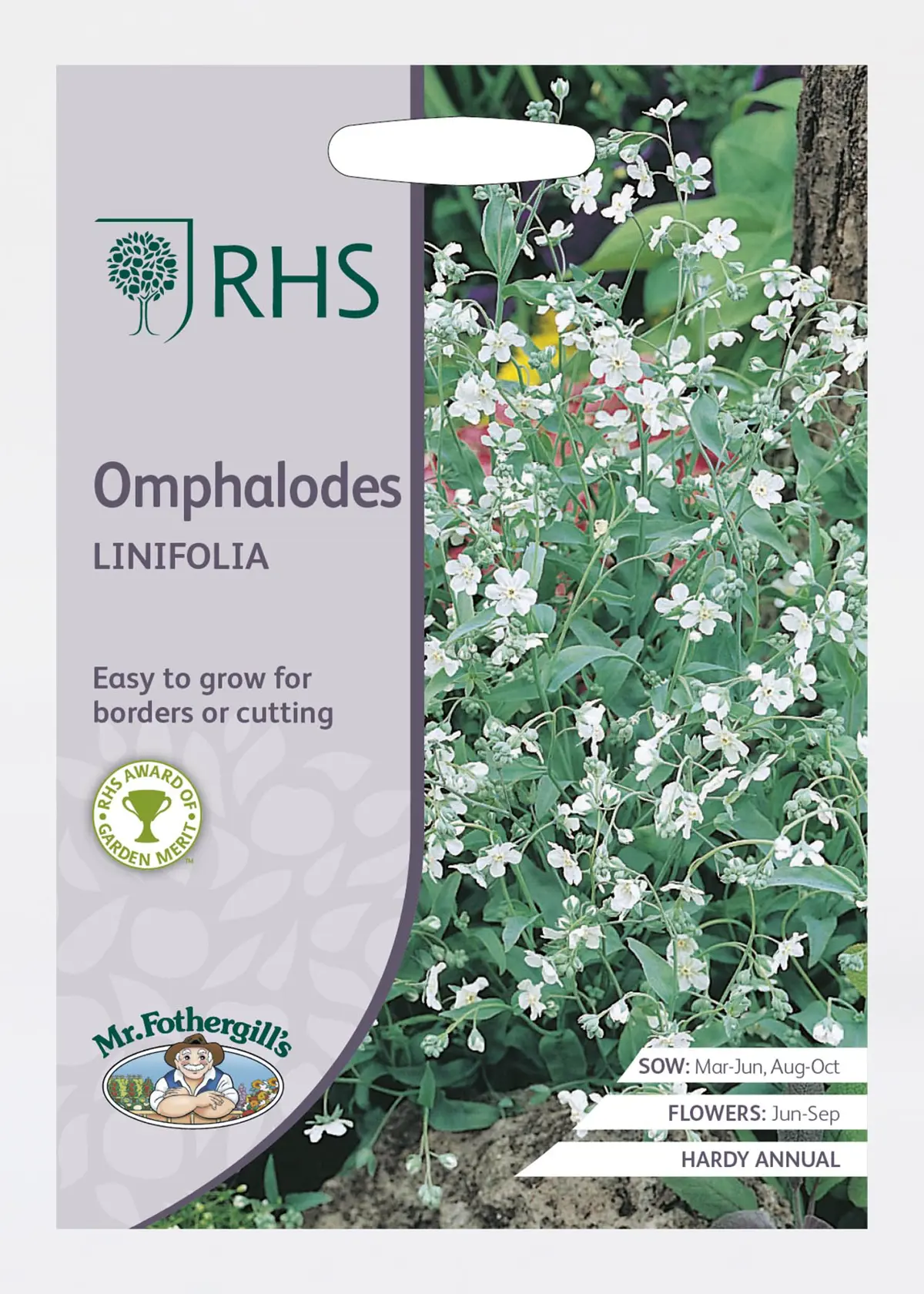A photo of RHS Omphalodes Linifolia Seeds