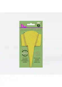 3pk 20cm Bamboo Plant Markers Haxnicks