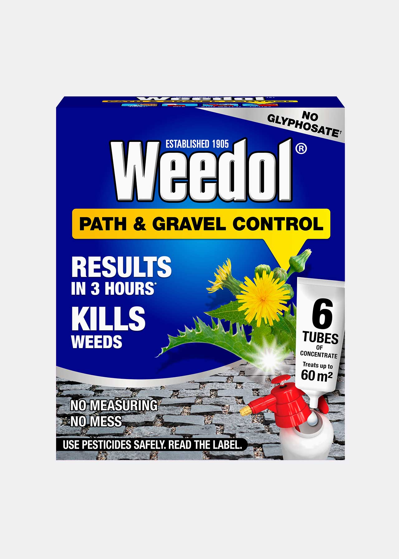 Pack of 6 Weedol Path & Patio Weed Control Concentrate