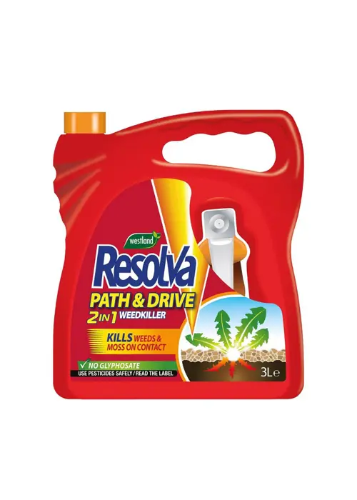 A photo of Resolva Ready-To-Use Path & Drive Weedkiller 3L