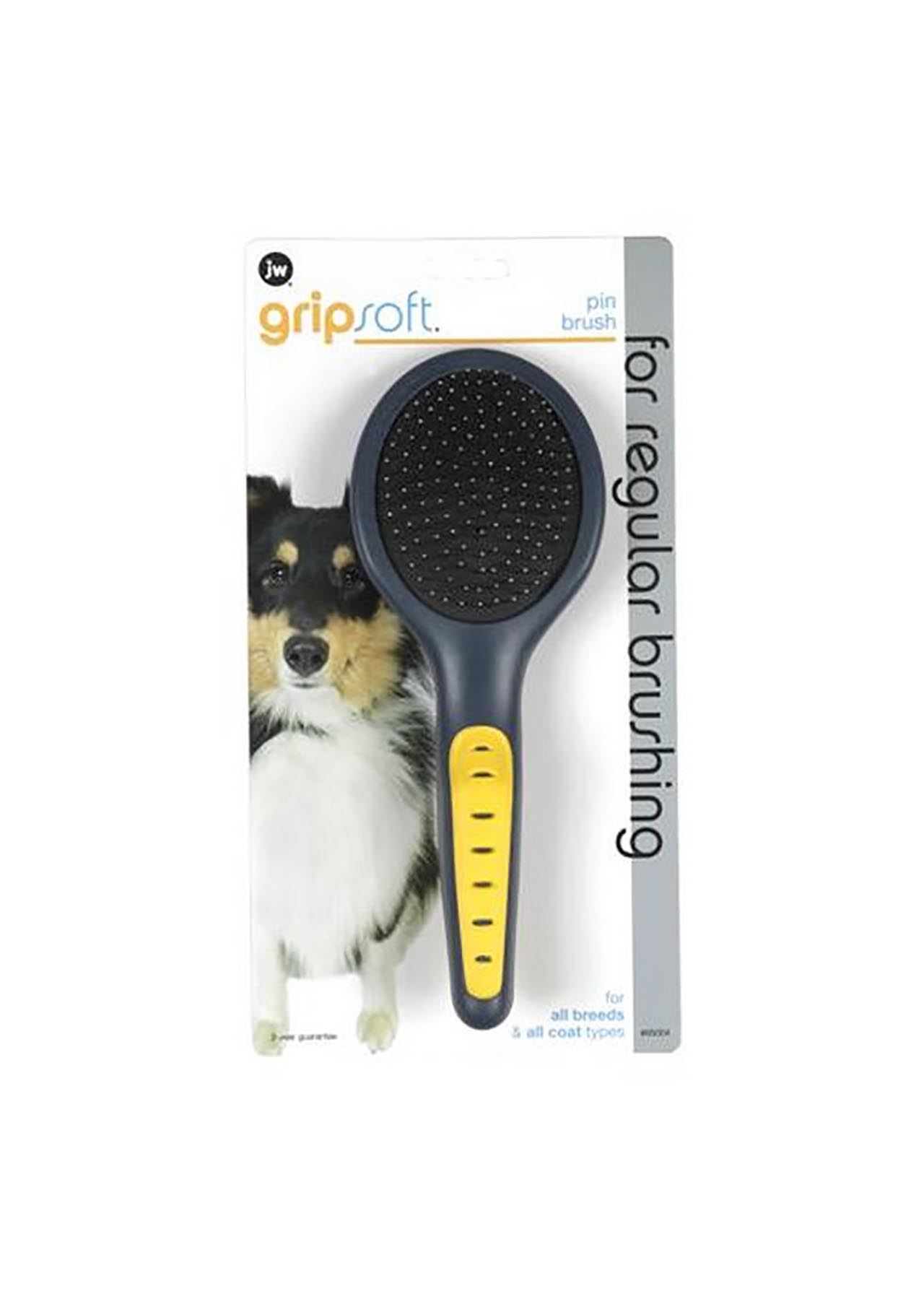 Pet Gripsoft Grooming Pin Brush Dobbies Garden Centres