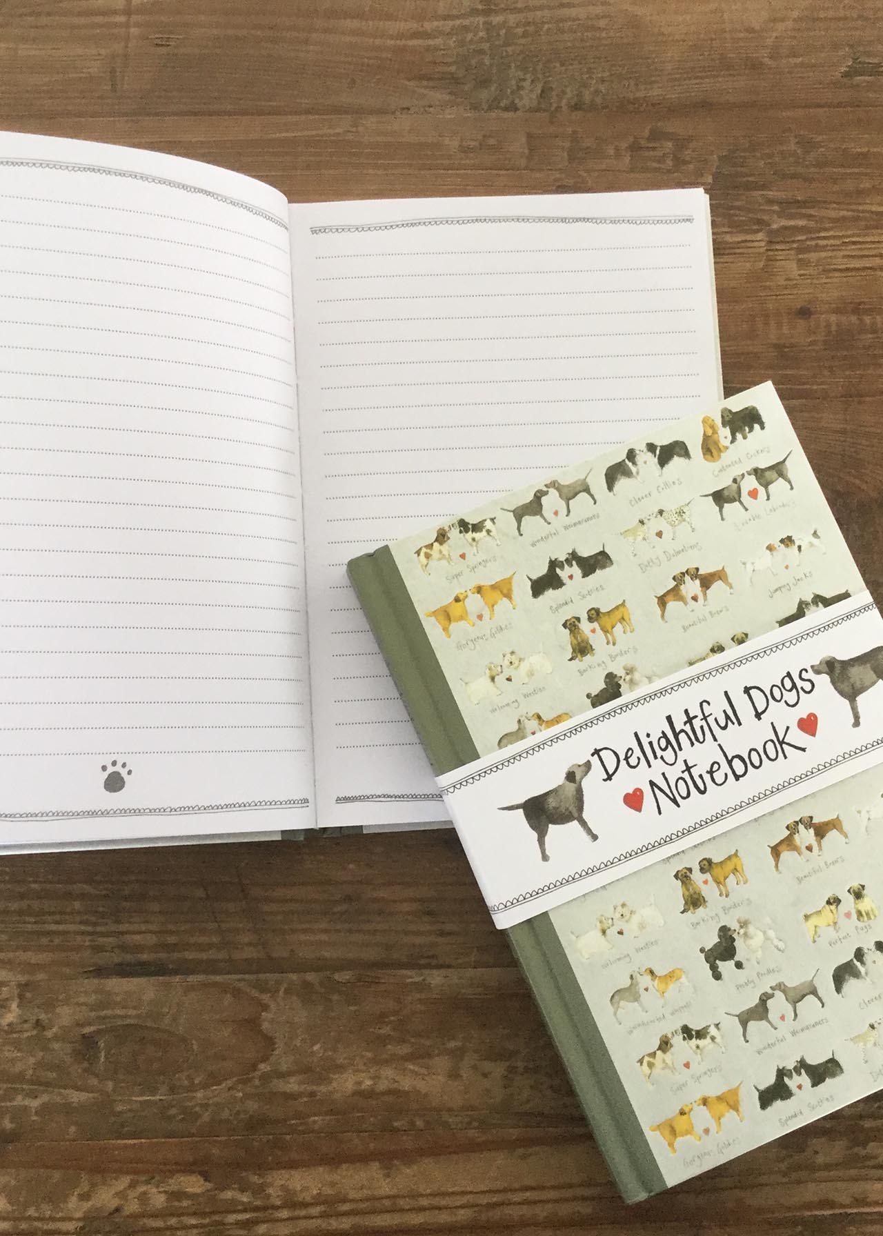 Delightful Dogs Sml Hard Journal