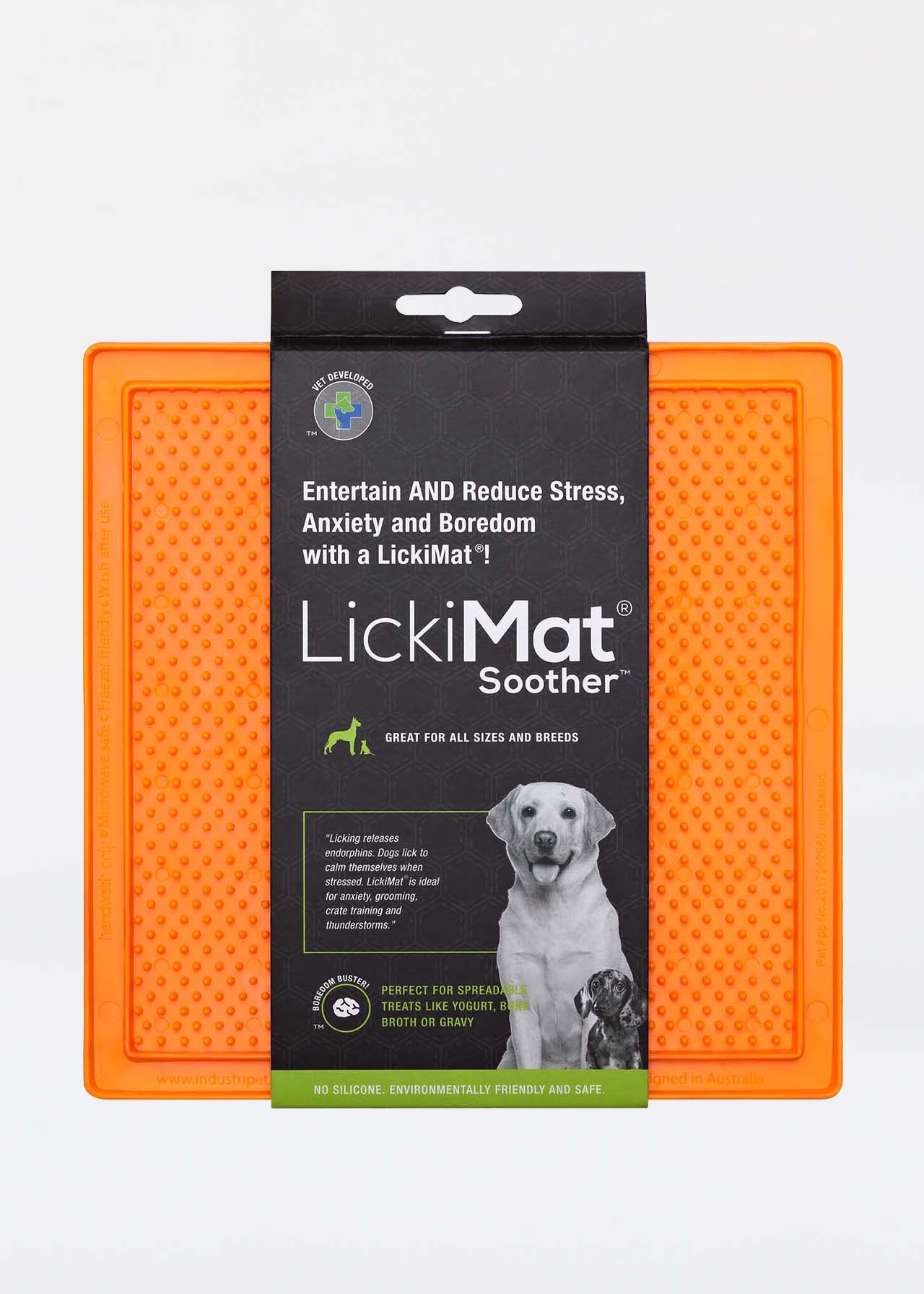 LickiMat Classic Soother Orange 20cm