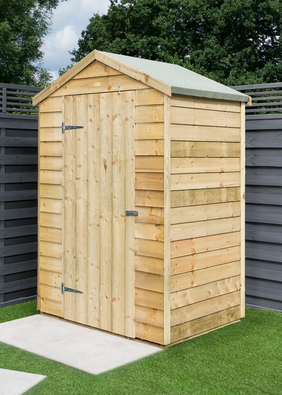 A photo of 4x3 Overlap Shed