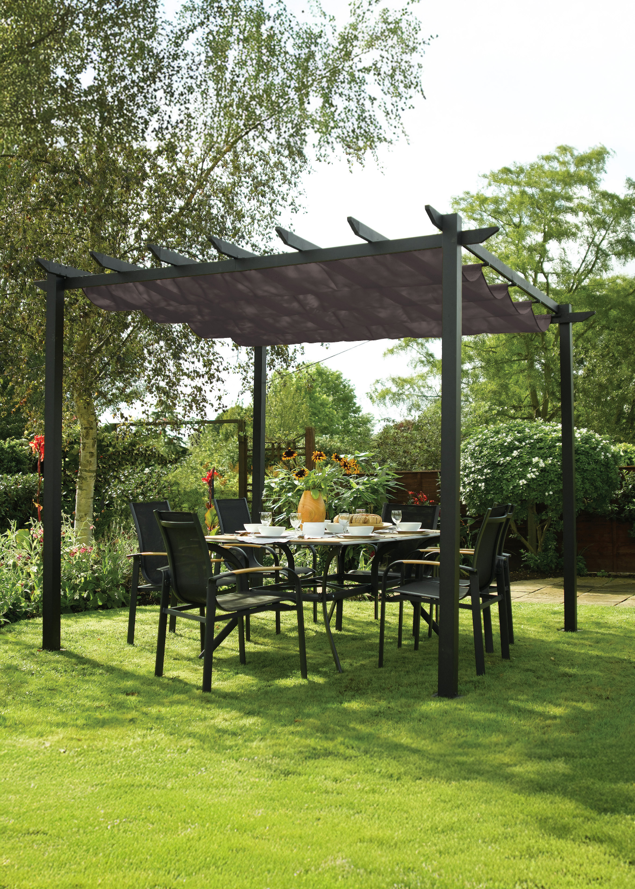 Latina 3x3 Grey Canopy