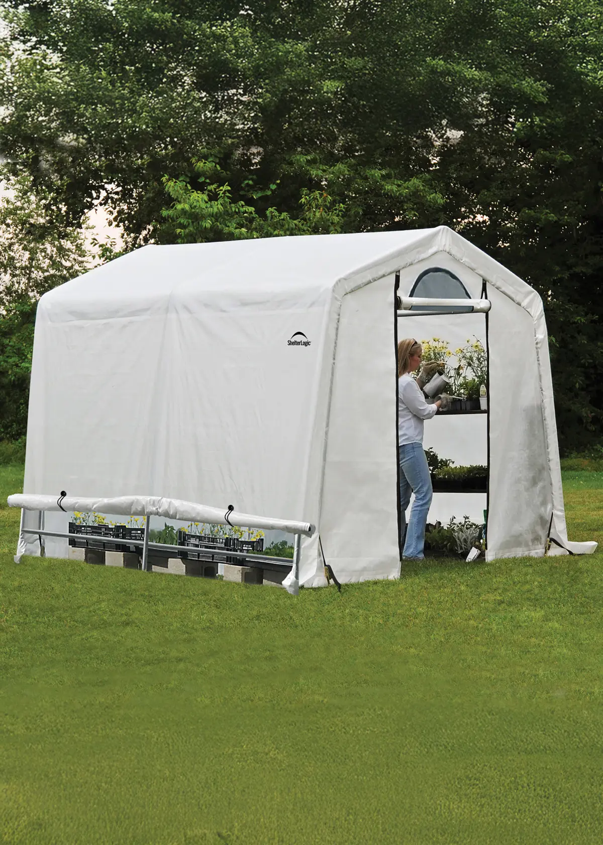 A photo of 8x8 Greenhouse In A Box