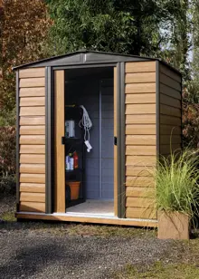 6x5 Woodvale Metal Apex Shed