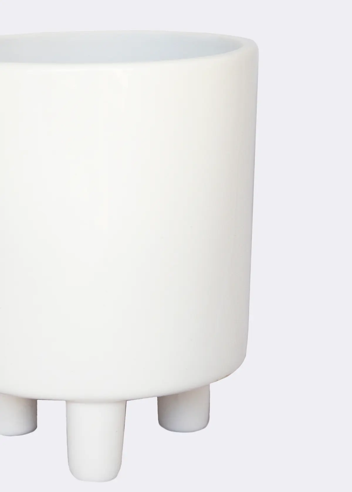 A photo of Pisa White Planter 20cm