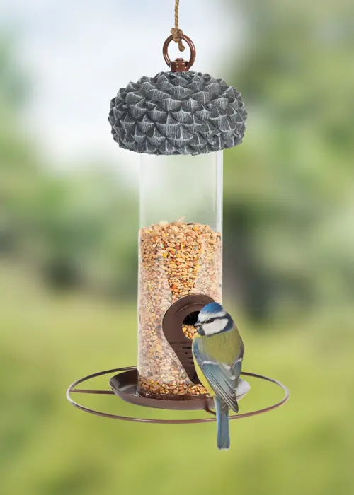 A photo of Acorn Silo Bird Feeder