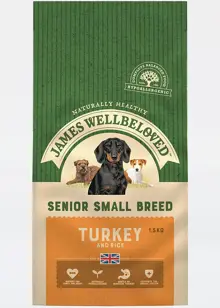 James Wellbeloved Small Senior Turkey & Rice 1.5kg