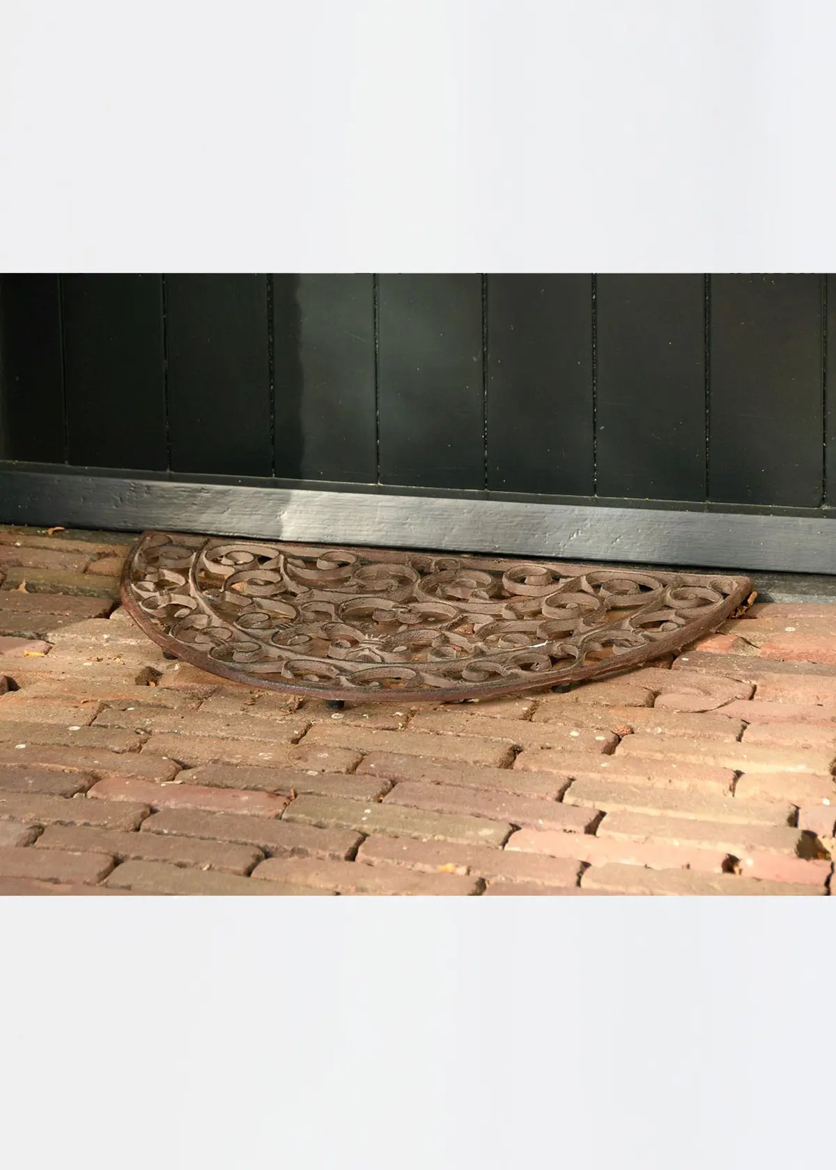 A photo of Cast Iron Half Round Doormat