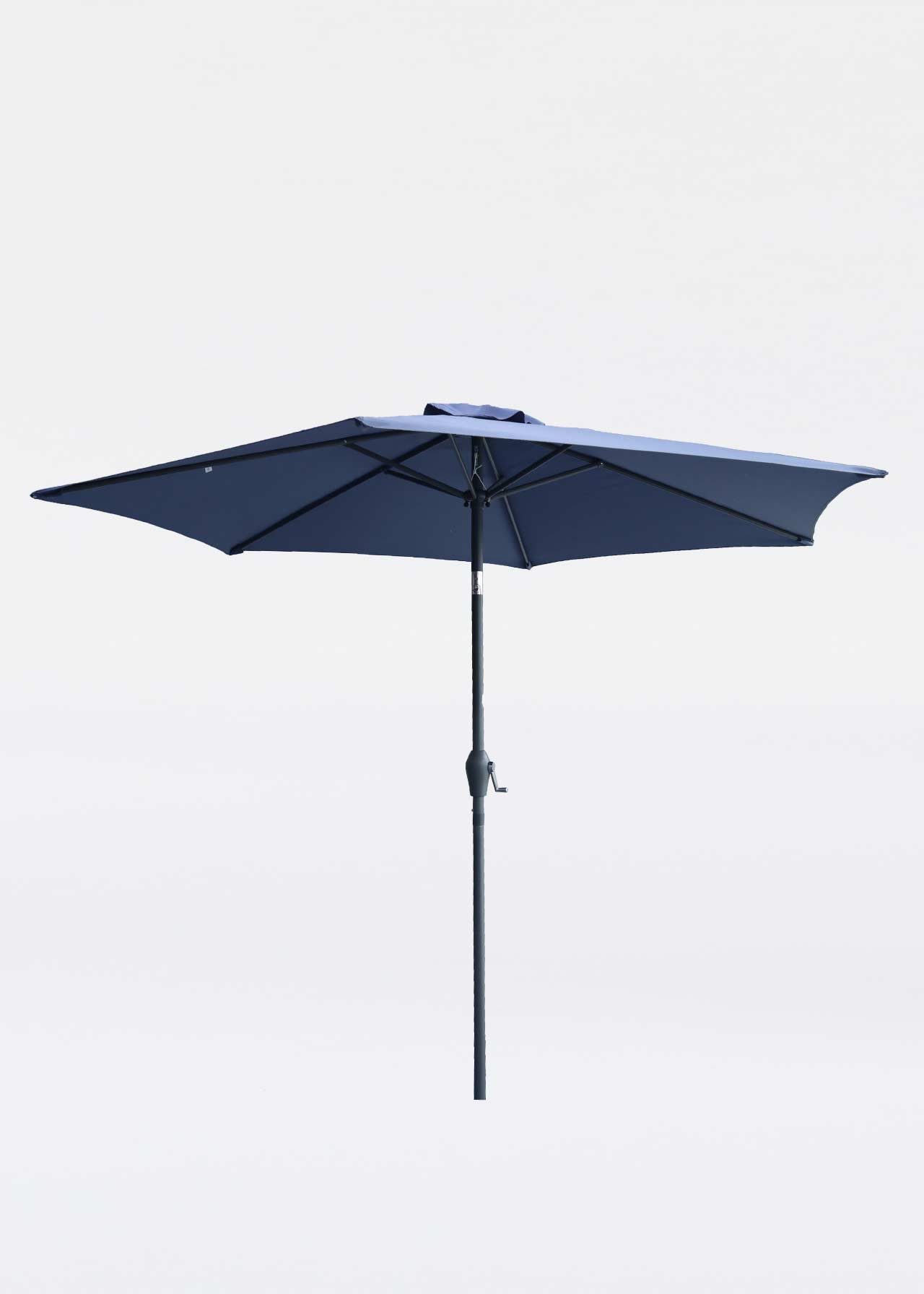 2.7m Blue Plain Parasol