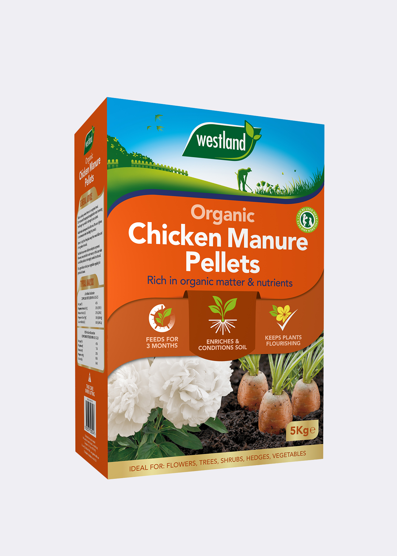 Organic Chicken Manure Pellets 5kg