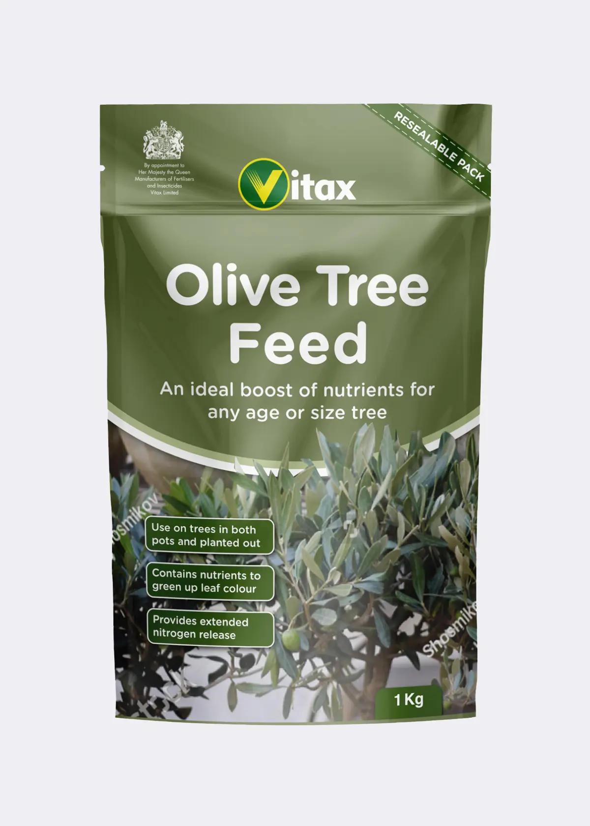 A photo of Olive Tree Feed Pouch