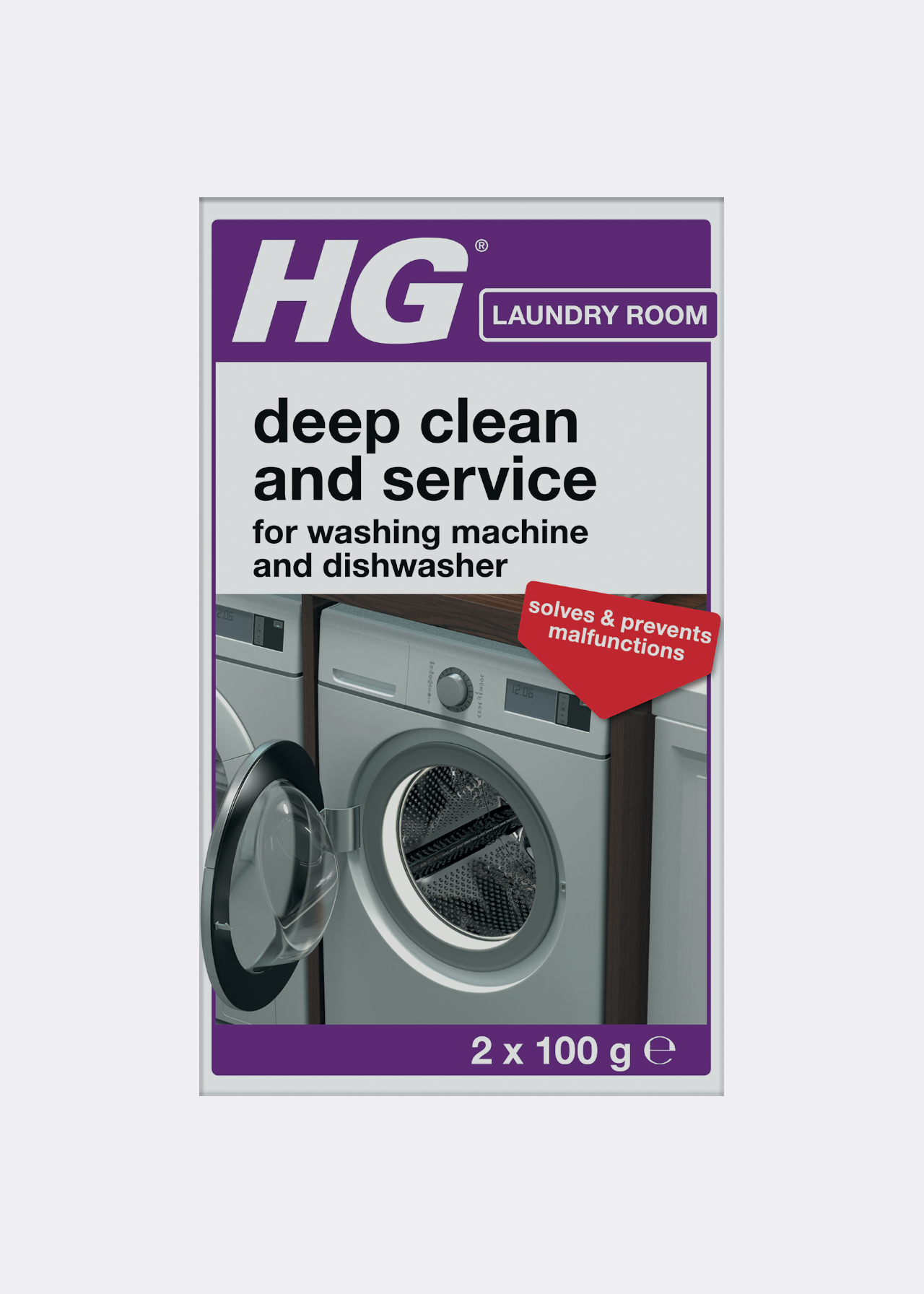 Deep Clean For Washing Machine & Dishwasher 2 x 100g