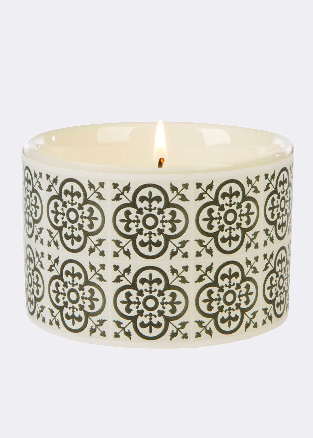 Black Tea & Jasmine Medium Ceramic Candle