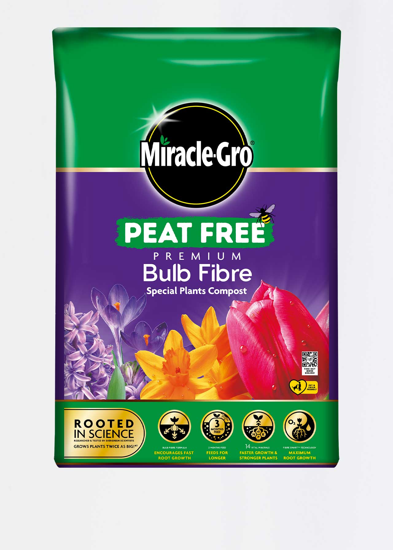 20L Miracle-Gro Bulb Fibre Peat Free Compost