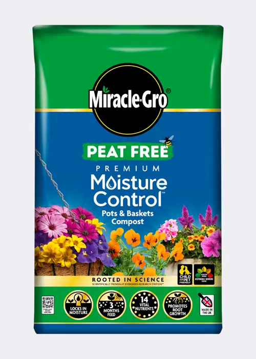 A photo of 40L Miracle-Gro Moisture Control Compost