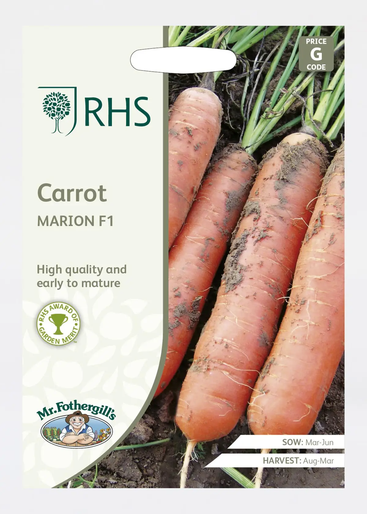 A photo of Carrot Marion F1 Seeds