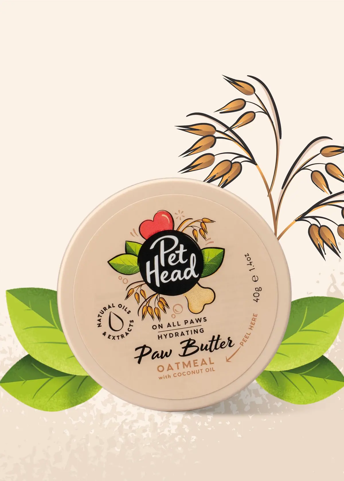 A photo of Pet Head On All Paws Paw Butter