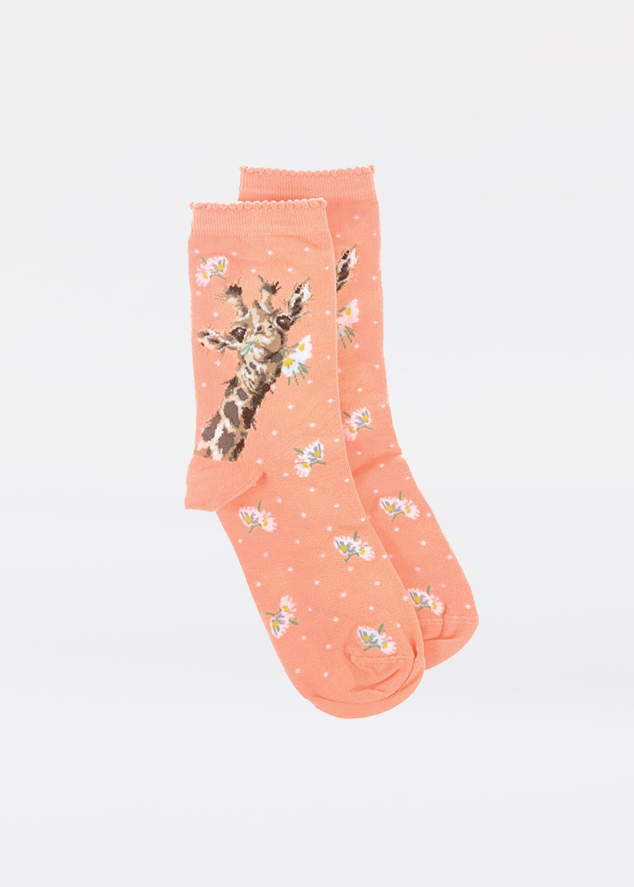 Giraffe Bamboo Socks Wrendale Designs