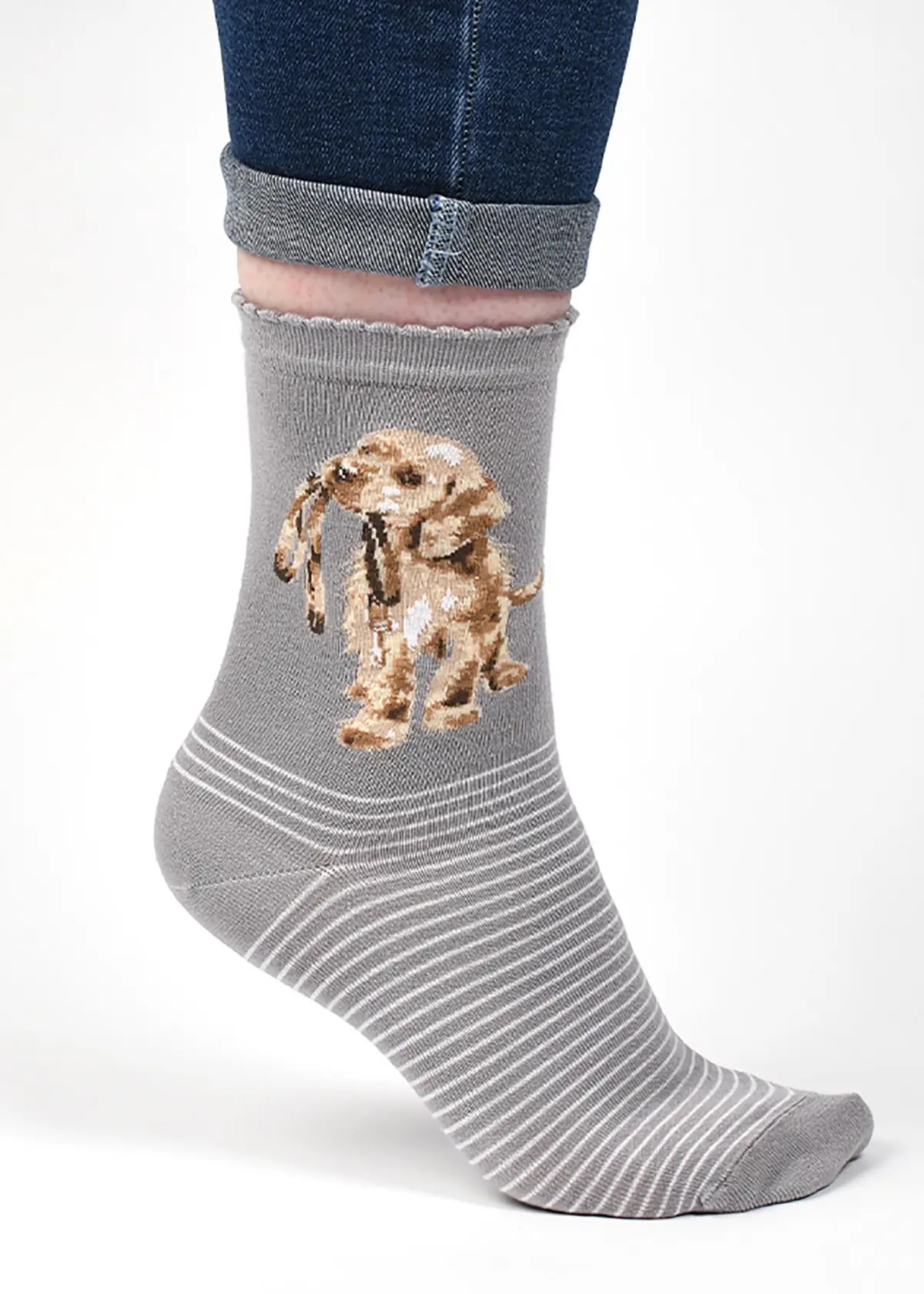A photo of Dog Bamboo Socks Wrendale Designs