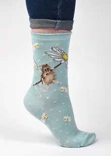 Mouse Bamboo Socks Wrendale Designs