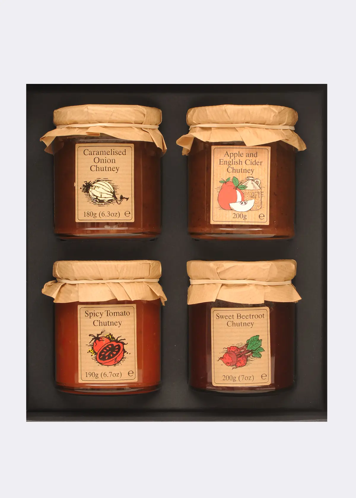 A photo of Edinburgh Preserves Chutneys & Relishes Gift Set