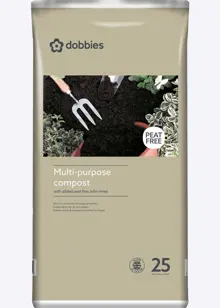 25L Dobbies Peat Free Compost +JI