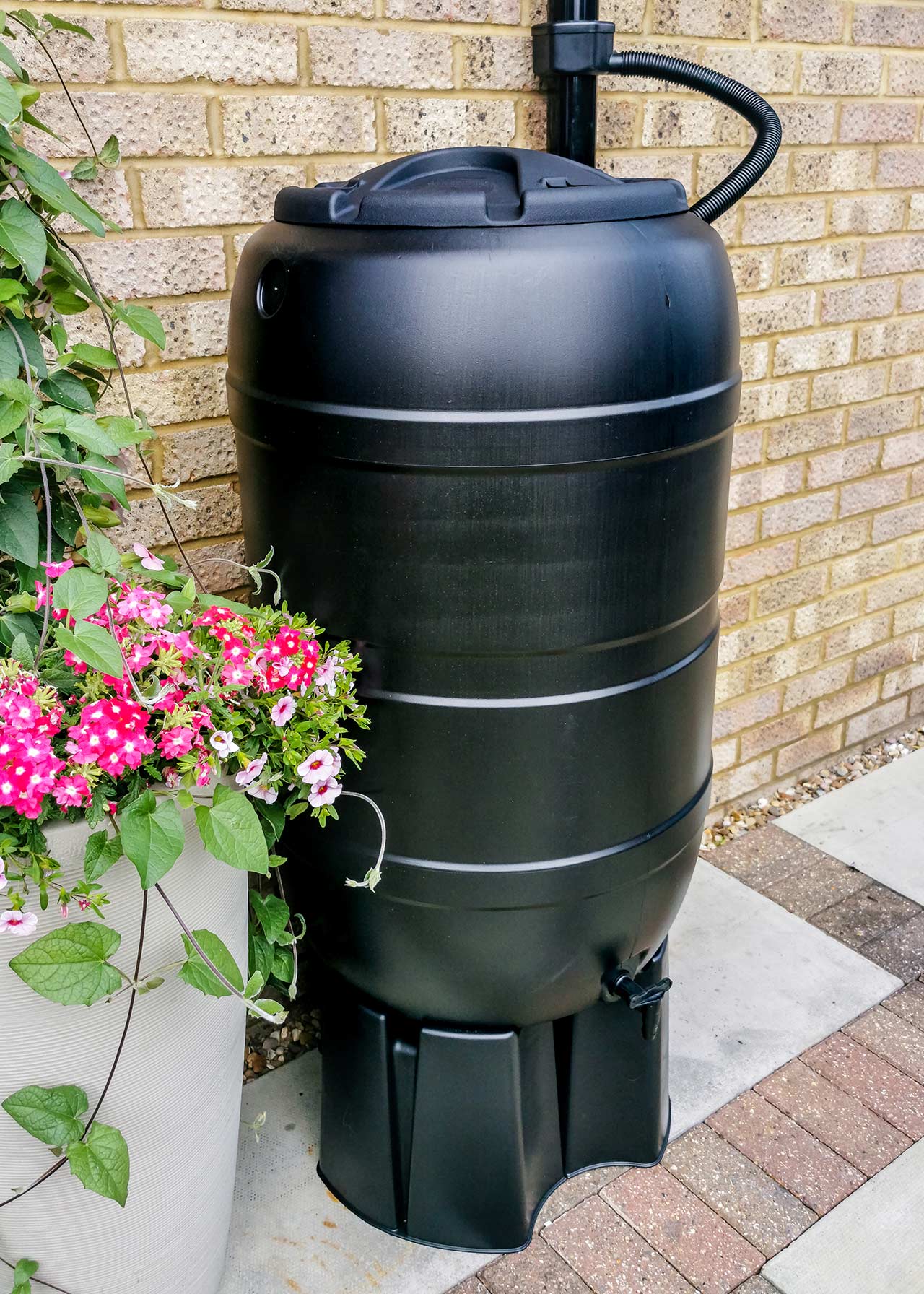 210L Water Butt Set (inc 3 part stand and filler)