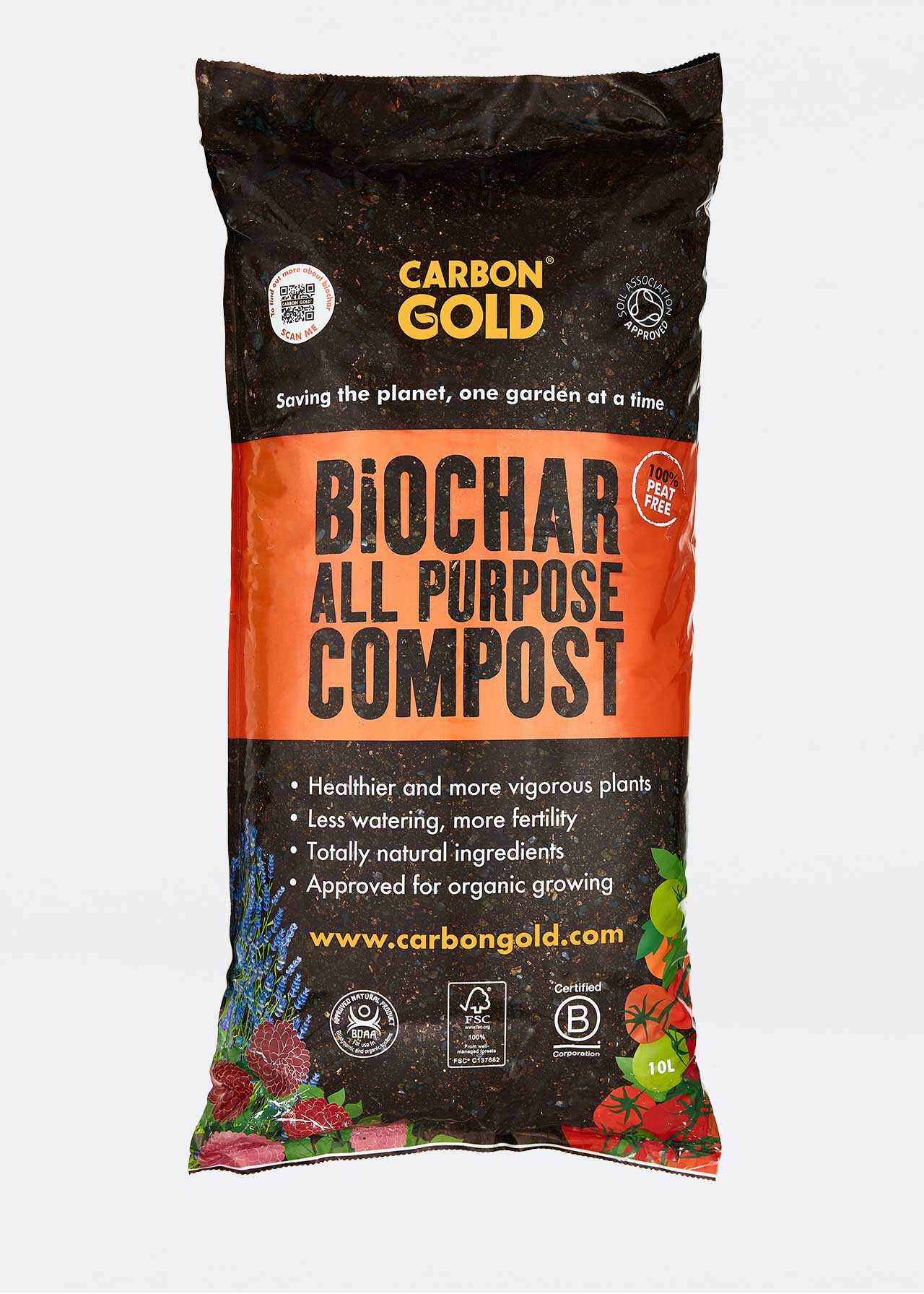10L Biochar All Purpose Compost Dobbies Garden Centres