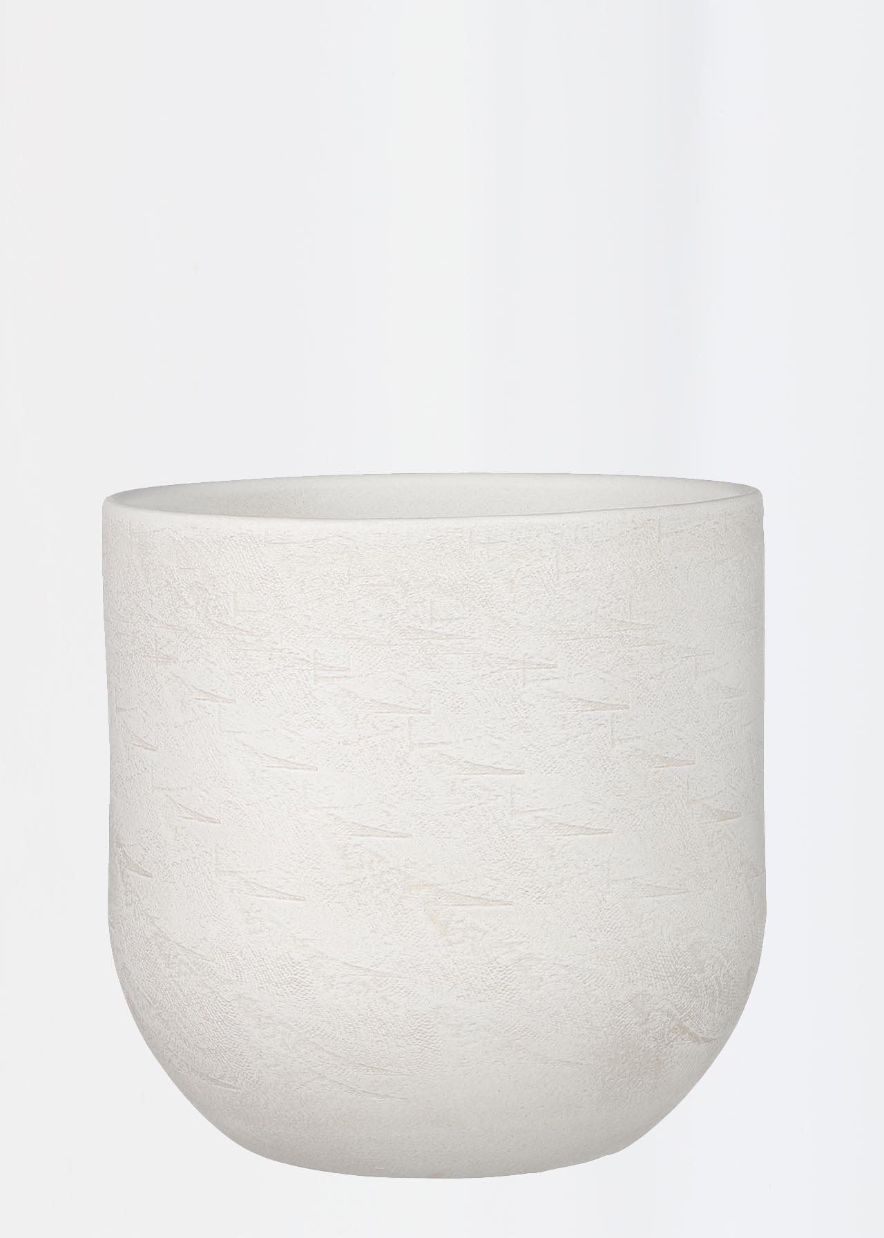 Nora Pot Round White 23cm
