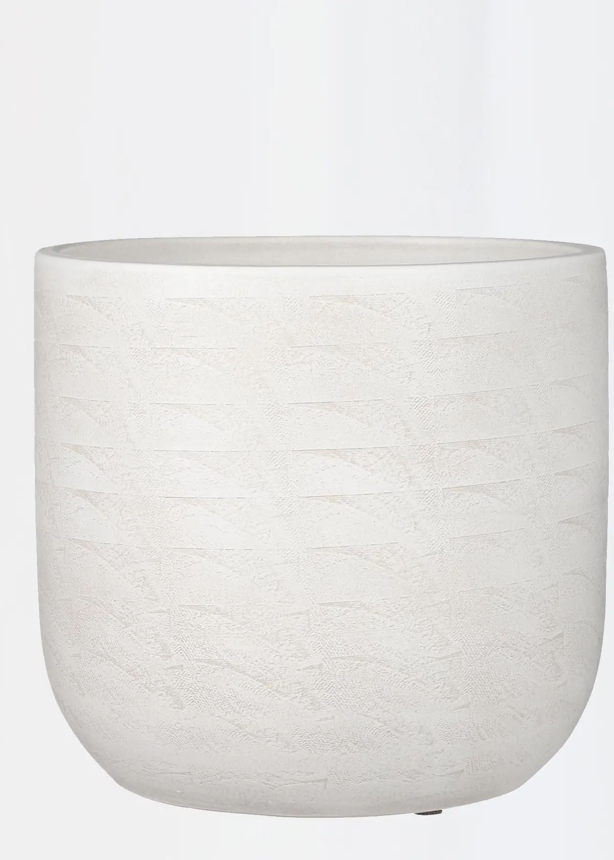 A photo of Nora Pot Round White 25cm