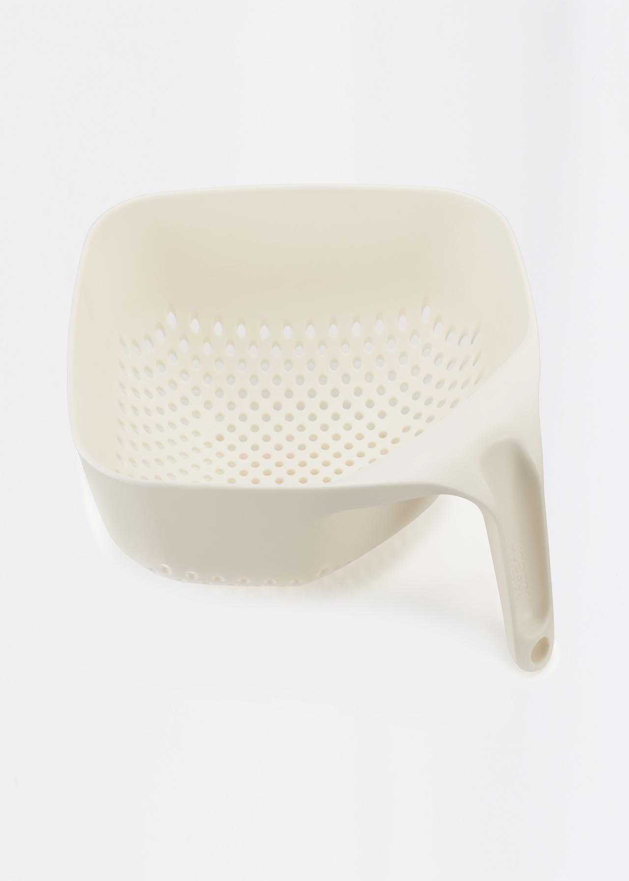 Square Colander White