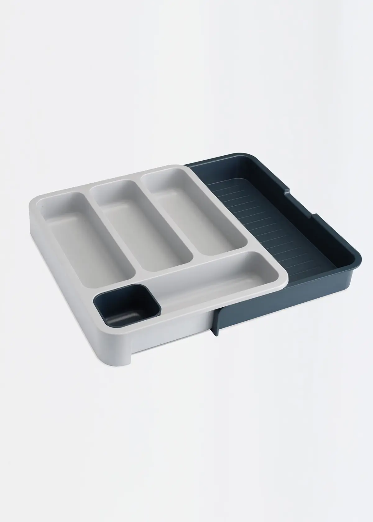 A photo of Joseph Joseph Drawerstore Cutlery Tray Grey