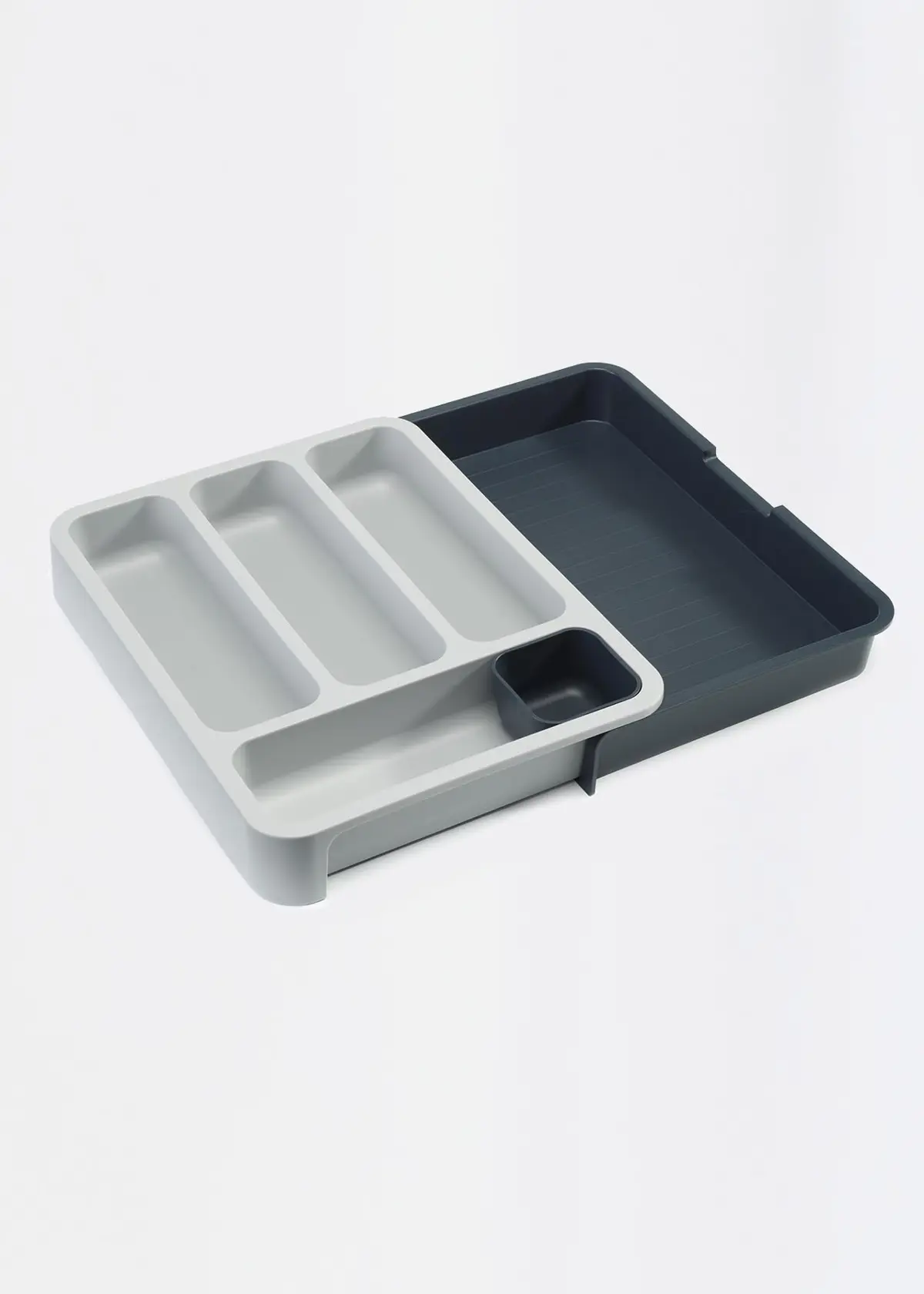 A photo of Joseph Joseph Drawerstore Cutlery Tray Grey
