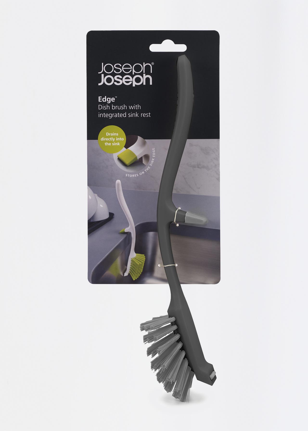 Edge Dish Brush Grey