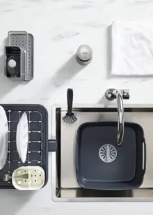 Edge Dish Brush Grey