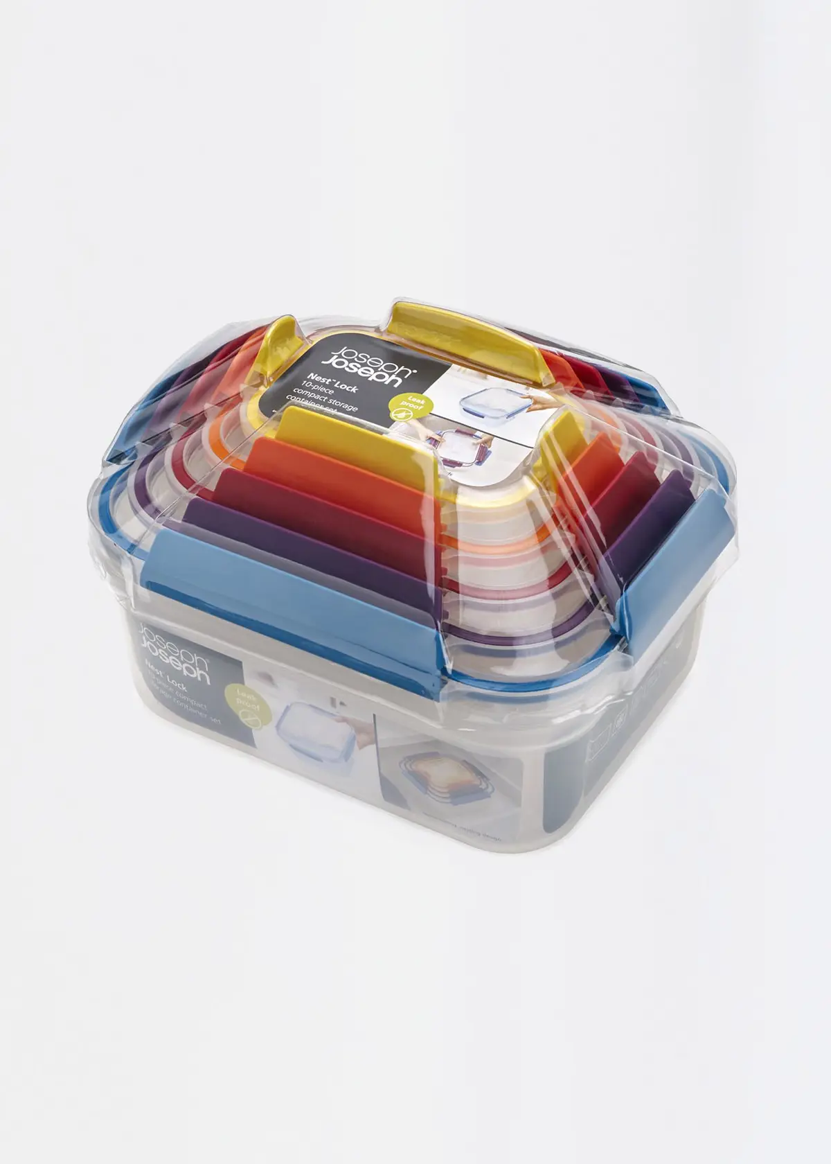A photo of Pack Of 5 Nest Lock Containers