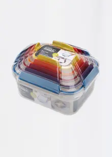 Pack Of 5 Nest Lock Containers