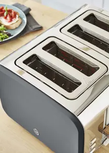 4 Slice Nordic Toaster Grey