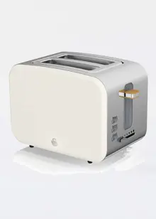 2 Slice Nordic Toaster White
