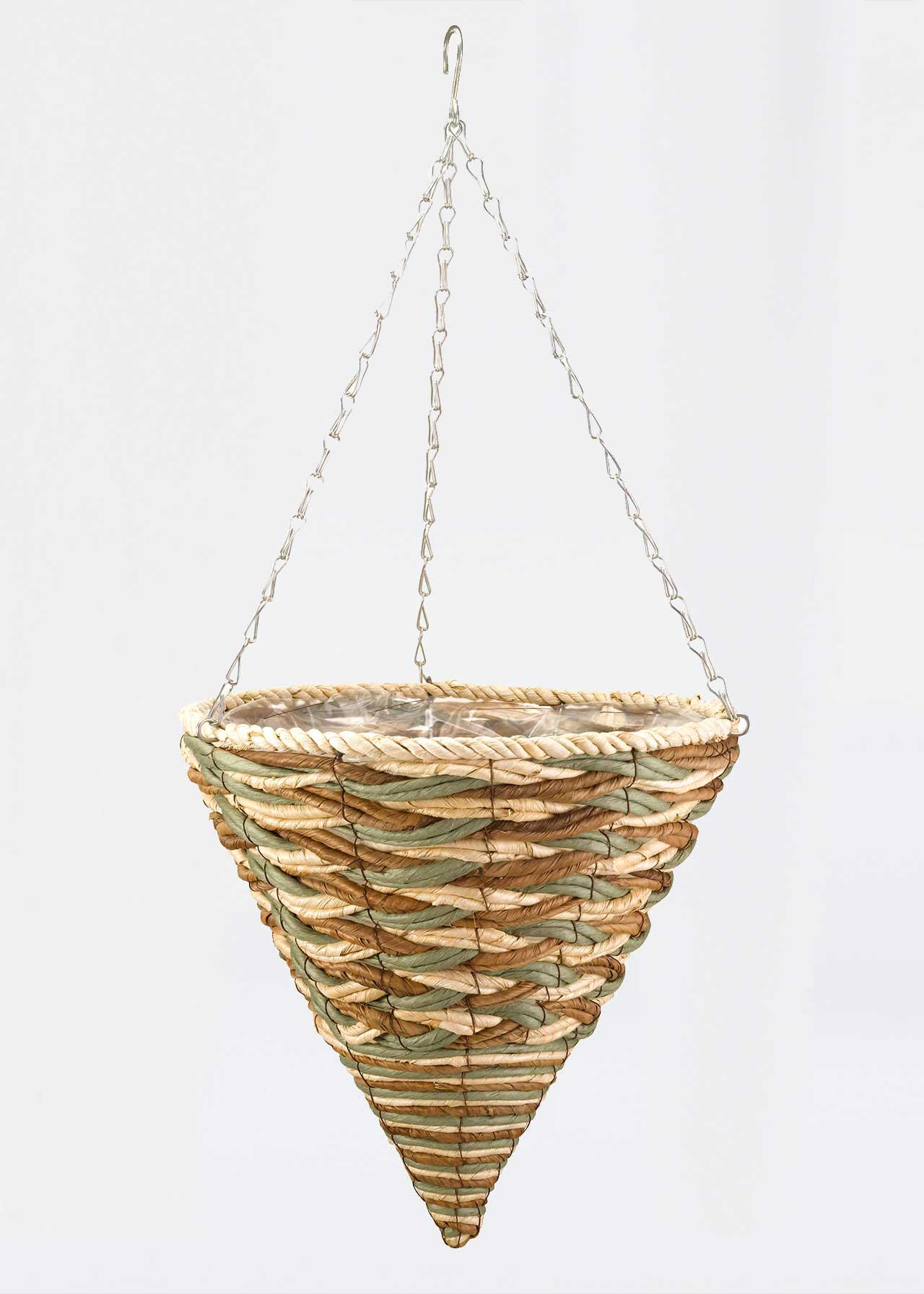 Faux Rattan 14 Trinity Cone
