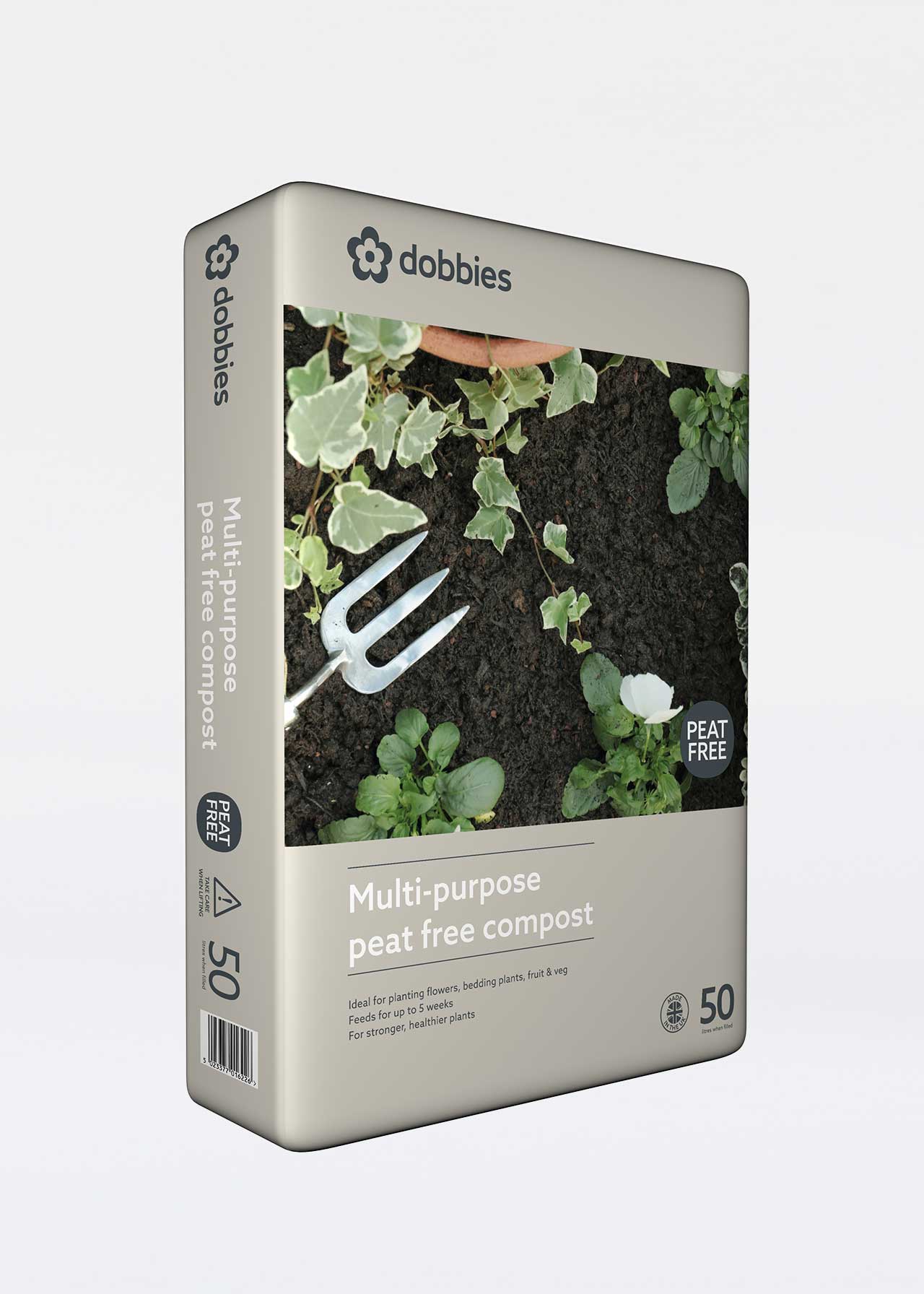 50L Dobbies Multi-Purpose Peat Free Compost