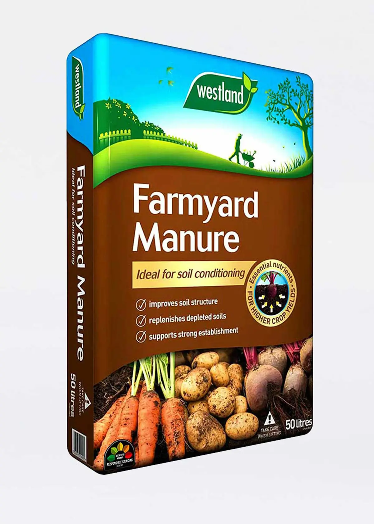 A photo of 50L Westland Farmyard Manure