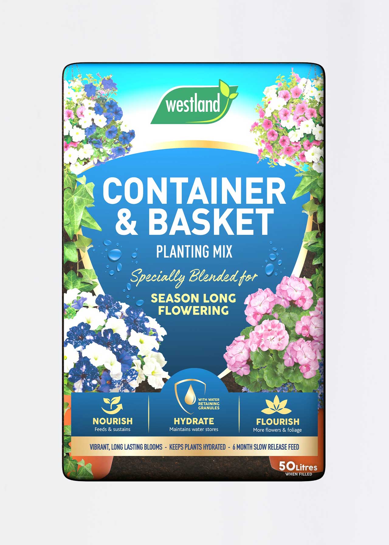 50L Westland Peat Free Container & Basket Compost