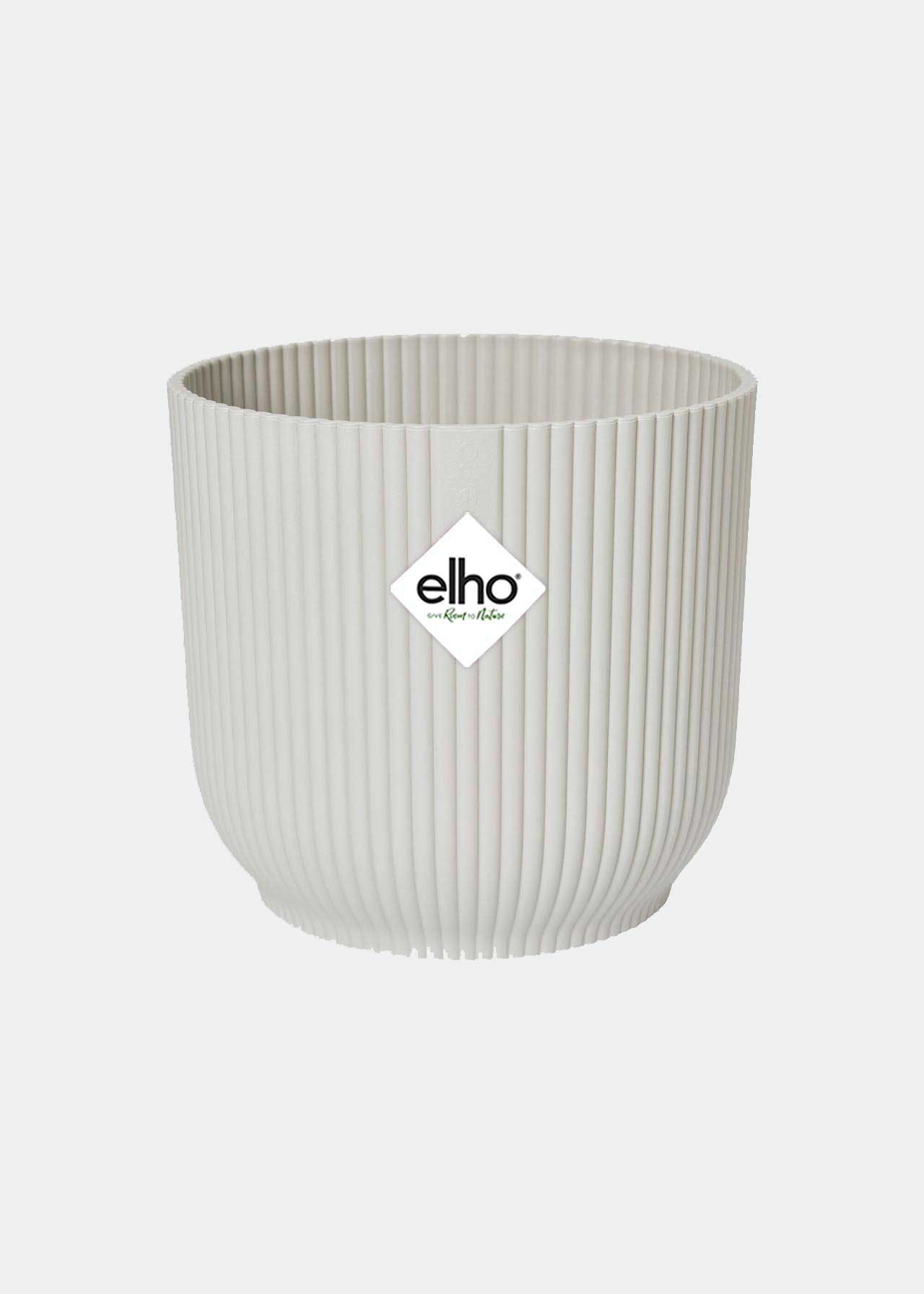 Elho Vibes Fold Round Pot 16cm White