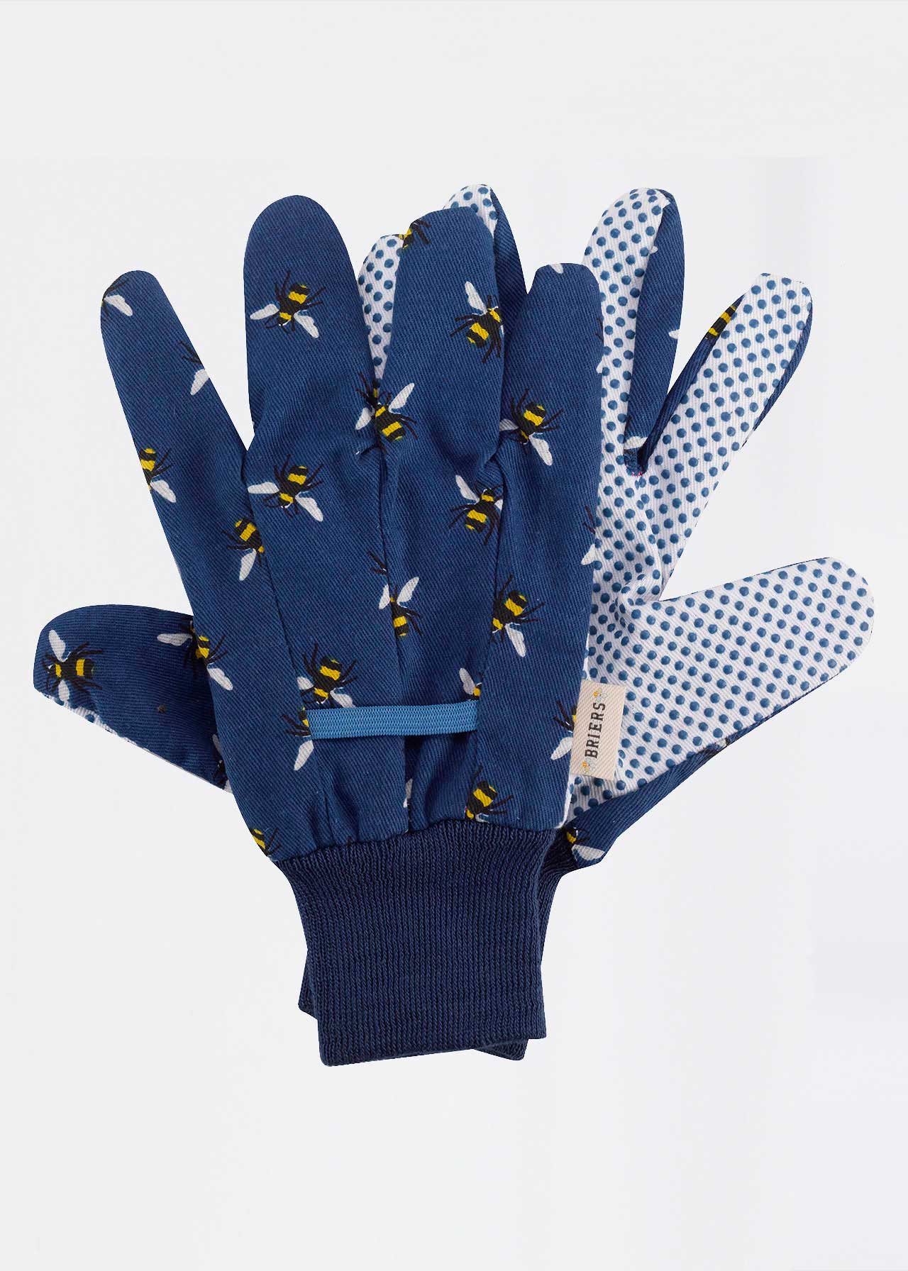 Briers Bees Cotton Grip Gloves Triple Pack Dobbies Garden Centres